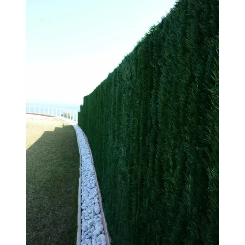 Haie végétale artificielle - vert sapin - 126 brins – Ultra JET7GARDEN