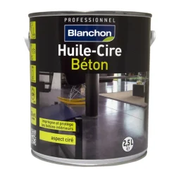 Huile-cire béton - protège les murs et sols en béton BLANCHON