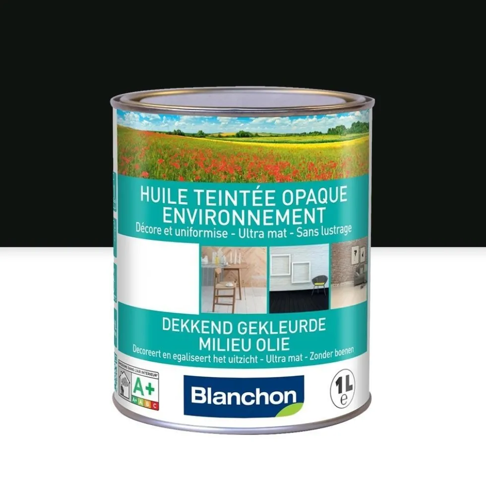 Huile opaque teintée opaque noire Environnement BLANCHON