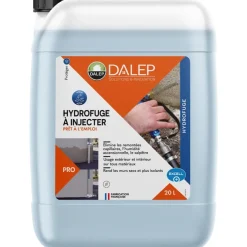 Hydrofuge à injecter - contre l'humidité ascensionnelle – professionnel DALEP