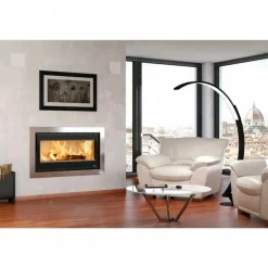 Insert à bois 100 cm avec vue panoramique - 8,1 kW - INSERTO 100 WIDE.16 LA NORDICA EXTRAFLAME