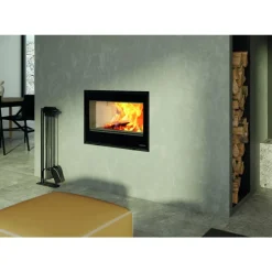 Insert à bois ventilé 9,5 kW - largeur 80 cm - INSERTO 80 LEAN LA NORDICA EXTRAFLAME