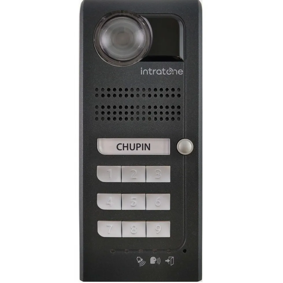 Interphone vidéo sans fil - 1 à 4 boutons - anthracite - Villa Intratone