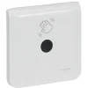 Interrupteur sans contact pour commande de porte 2 modules - Blanc antimicrobien - Mosaic LEGRAND