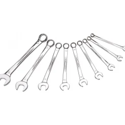 Jeu de 9 clés mixtes 50N-J9 extra-fines brillantes - 8 à 19 mm SAM OUTILLAGE
