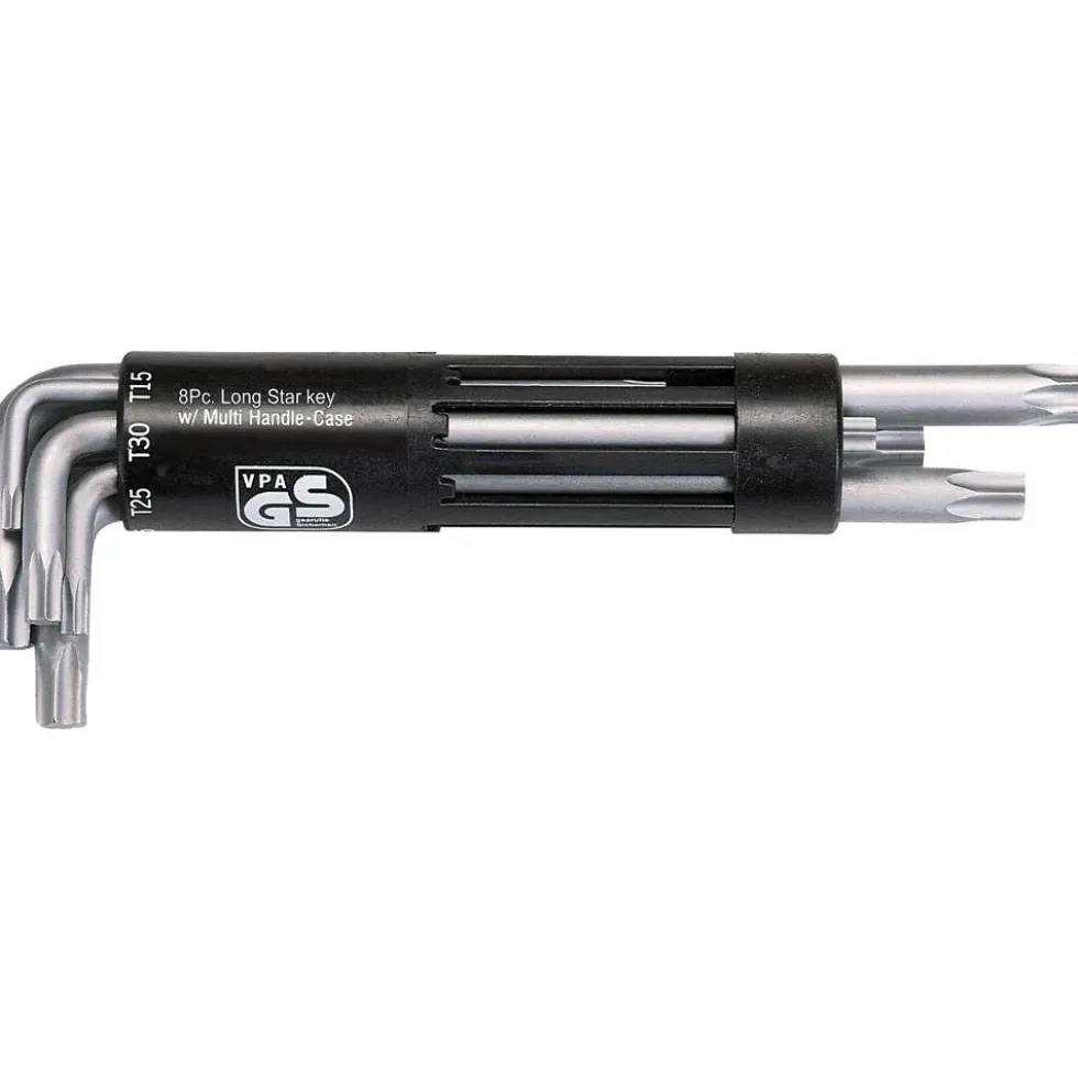 Jeu de 8 clés mâles Torx longues - T10 à T50 KS TOOLS