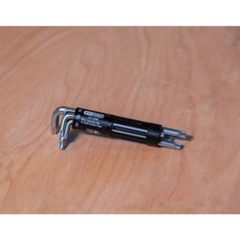Jeu de 8 clés mâles Torx longues - T10 à T50 KS TOOLS
