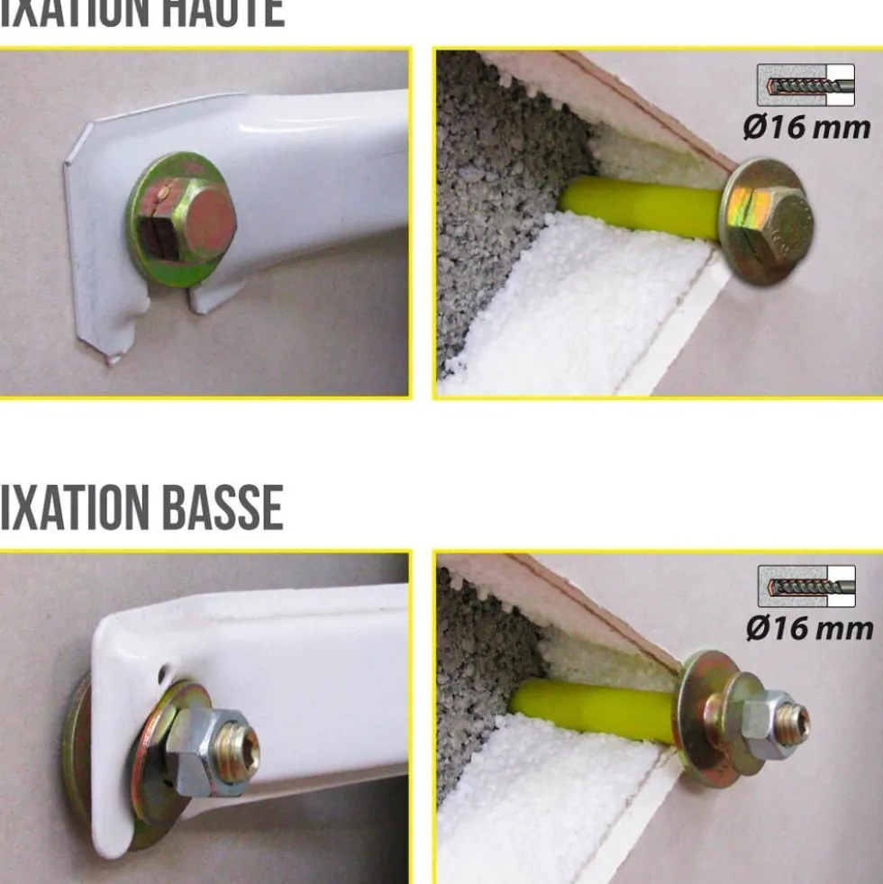 Jeu de fixations Plak-Plâtre pour chauffe-eau ING FIXATIONS