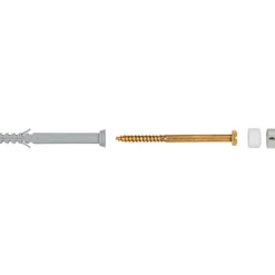 Jeu de fixations pour WC et bidets avec chevilles longues FISCHER