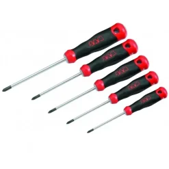 Jeu de 5 tournevis bi-matière S1 Phillips - T-PJ5 SAM OUTILLAGE
