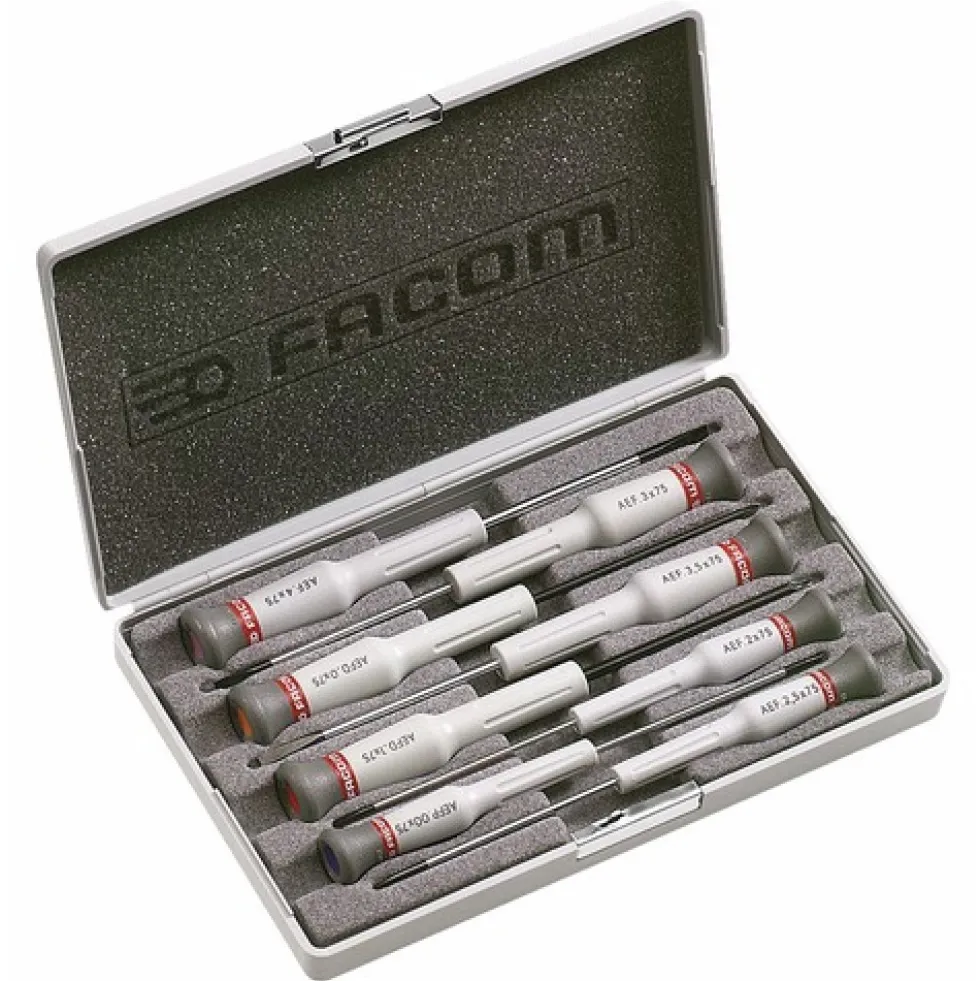 Jeu de 8 tournevis de précision MicroTech AEF.J6 FACOM