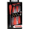Jeu de 7 tournevis Fente/Phillips/Pozidriv MOB