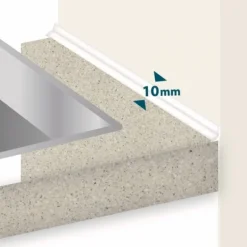 Joint d'étanchéité plastique - pour plan de travail NORDLINGER