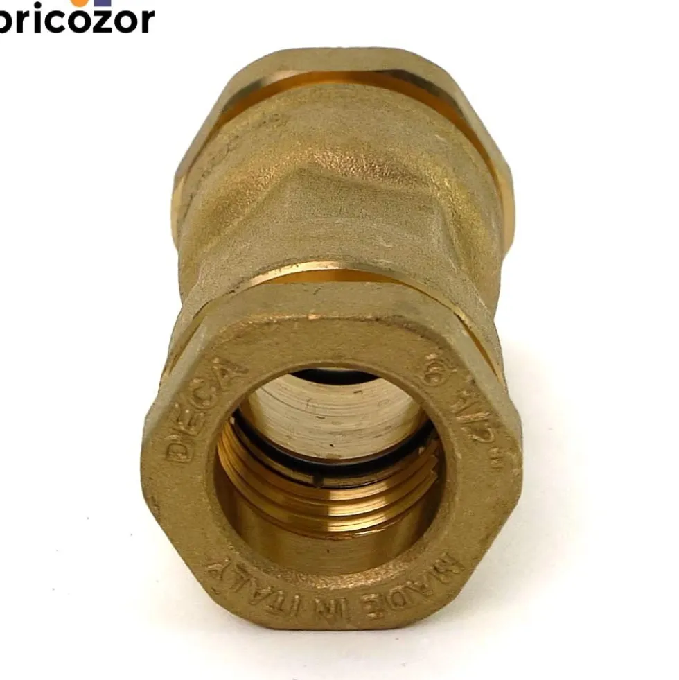 Jonction laiton à serrage extérieur pour PE série fer SFERACO