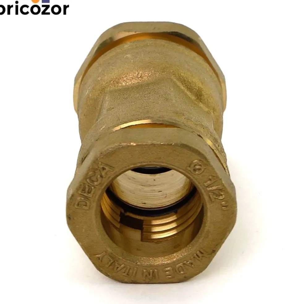 Jonction laiton à serrage extérieur pour PE série fer SFERACO