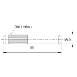 Jonction 295 pour rail de portail Intercity 287 et Diretto 293 COMUNELLO