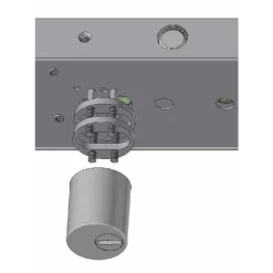 Kit cale épaisseur 5 mm avec vis pour protecteur de pompe DEVISMES