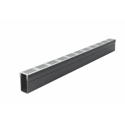 Kit Caniveau Slimline avec grille aluminium A15 et accessoires ACO