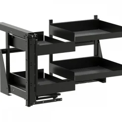 Kit chariot d'angle extractible Cor Fold Essentio anthracite - 900 mm Vauth Sagel