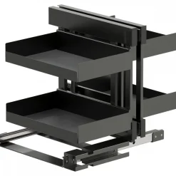 Kit chariot d'angle Tal Cor Flex Essentio anthracite - caisson 900 mm Vauth Sagel