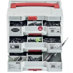Kit d'assortiment d'éléments d'assemblage P-System LAMELLO