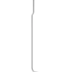 Kit de coude de chasse 90° - pour réservoir - 156 x 24 cm GEBERIT