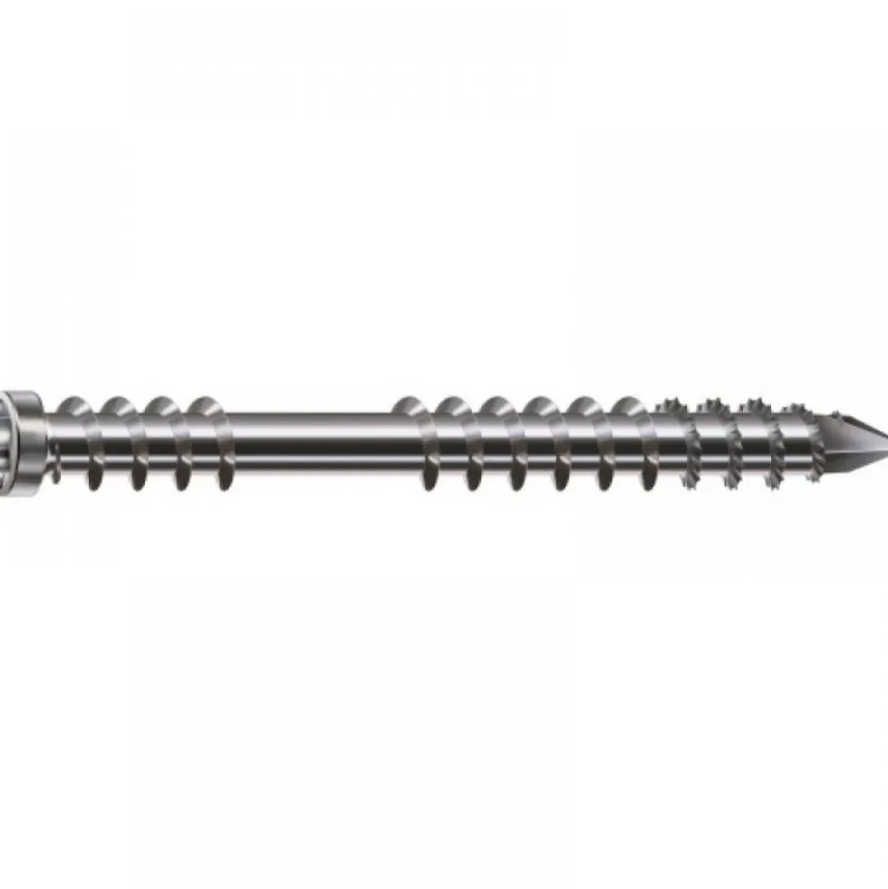 Kit de fixation pro pour terrasse bois exotique - 25 m2 - vis inox A4 SPAX