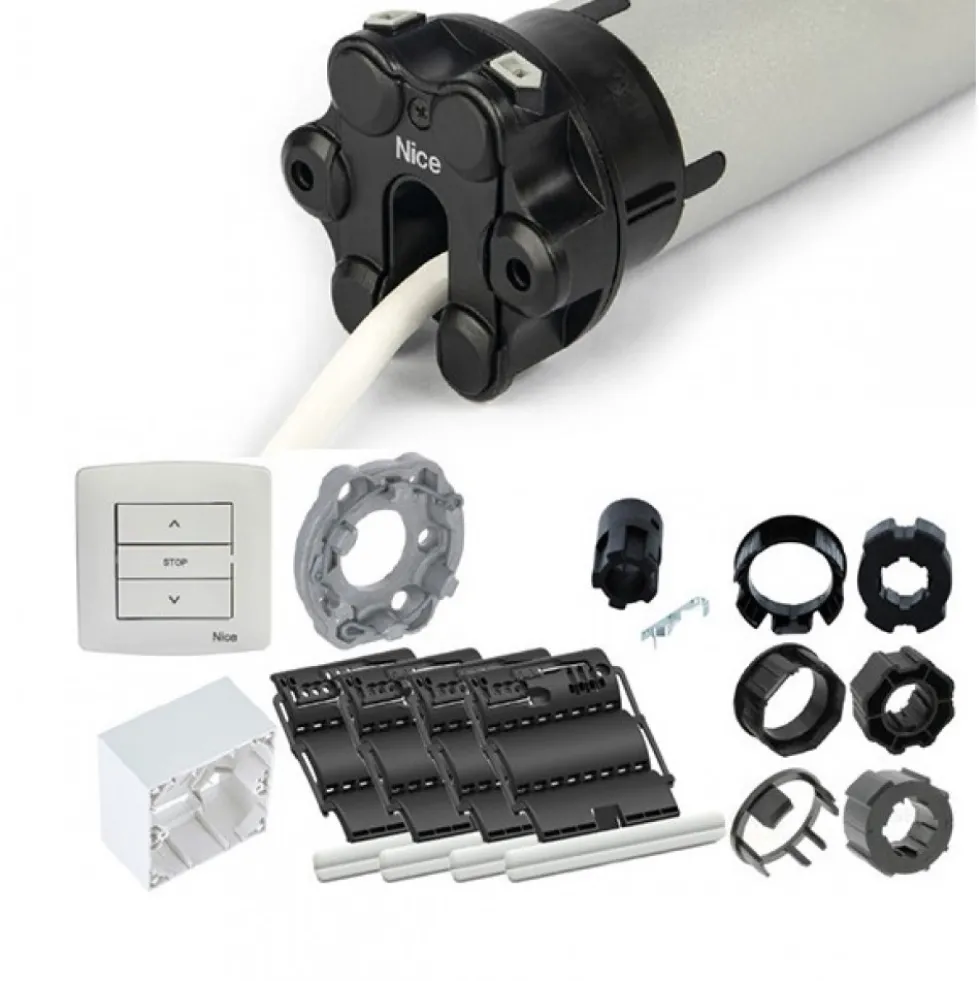 Kit de motorisation pour volet roulant radio Easy - tête étoile NICE