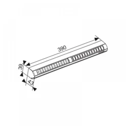Kit d'entrée d'air acoustique pour menuiserie - 30 m3/h ALDES