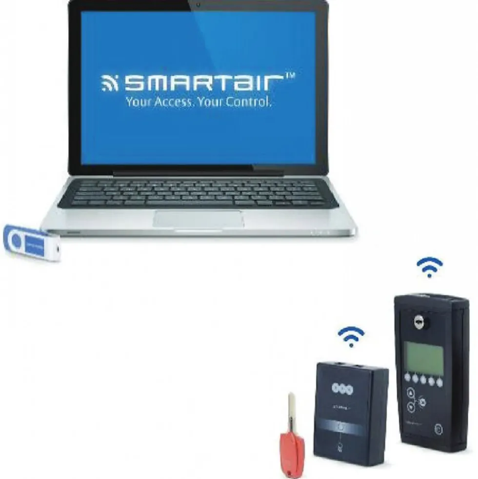 Kit de programmation Update On Card SMARTair Mifare Desfire -10 portes ASSA ABLOY