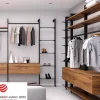 Kit de structure modulaire Zéro - 3 profils - montage au sol et au mur EMUCA