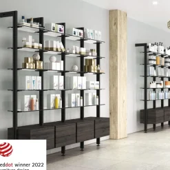 Kit de structure modulaire Zéro - 2 profils - montage au sol et au mur EMUCA
