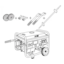 Kit de transport pour groupe électrogène série KS 10000 - KS 10KIT KONNER & SOHNEN