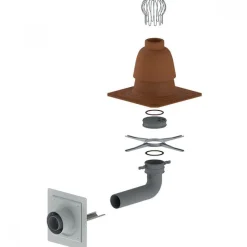 Kit de tubage flexible pour chaudières à condensation gaz et fioul - C9 - Flexline BURGERHOUT