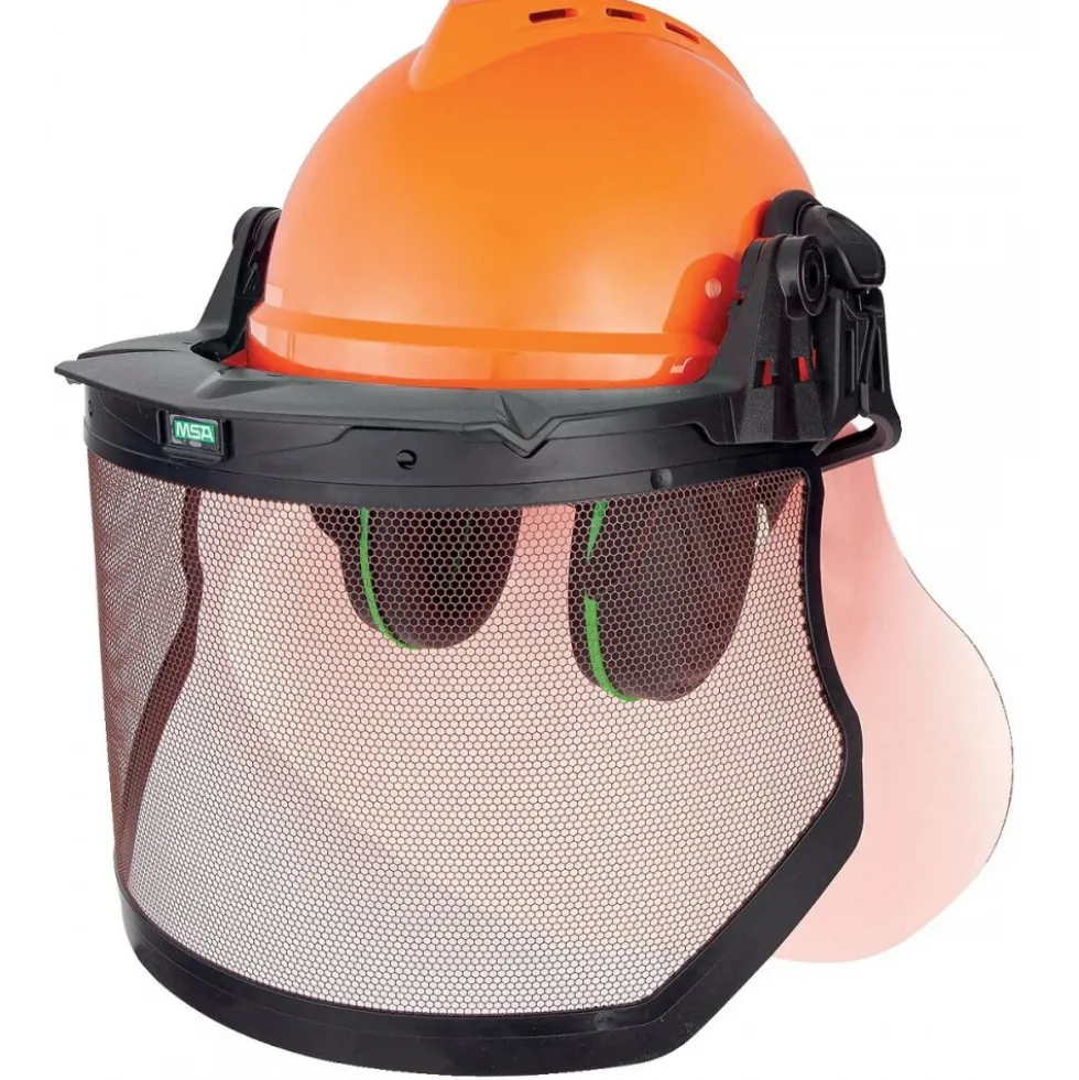 Kit Forestier V-gard 500 - casque, écran et protection auditive MSA