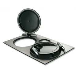 Kit plaque de cuisson en fonte polie - pour cuisinière à bois LA NORDICA EXTRAFLAME