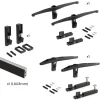 Kit pour structure modulaire Zero 1 étagère + 1 module + tringle - noir EMUCA