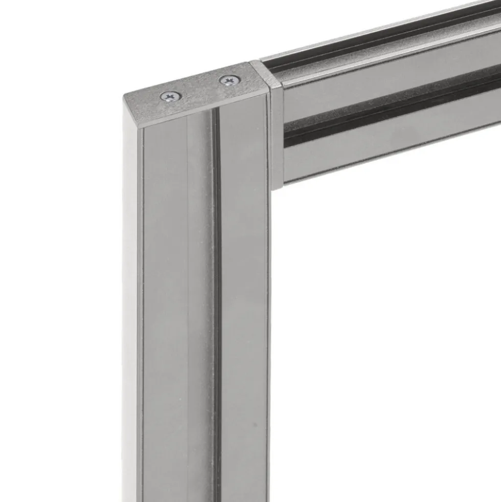 Kit pour structure modulaire Zéro - montage au mur - zamak et alu gris EMUCA
