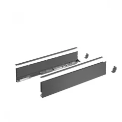 Kit profils côtés AvanTech YOU tiroir simple hauteur 101mm -anthracite HETTICH