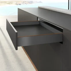 Kit profils côtés AvanTech YOU tiroir simple hauteur 101mm -anthracite HETTICH