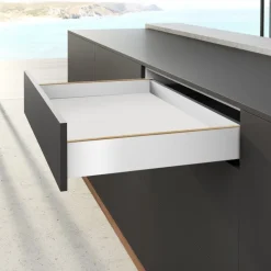 Kit profils côtés AvanTech YOU tiroir simple hauteur 101mm - blanc HETTICH