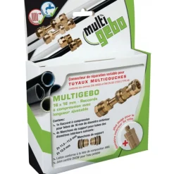 Kit raccord à compression 16 x 16 mm avec longueur ajustable - MultiGebo GEBO