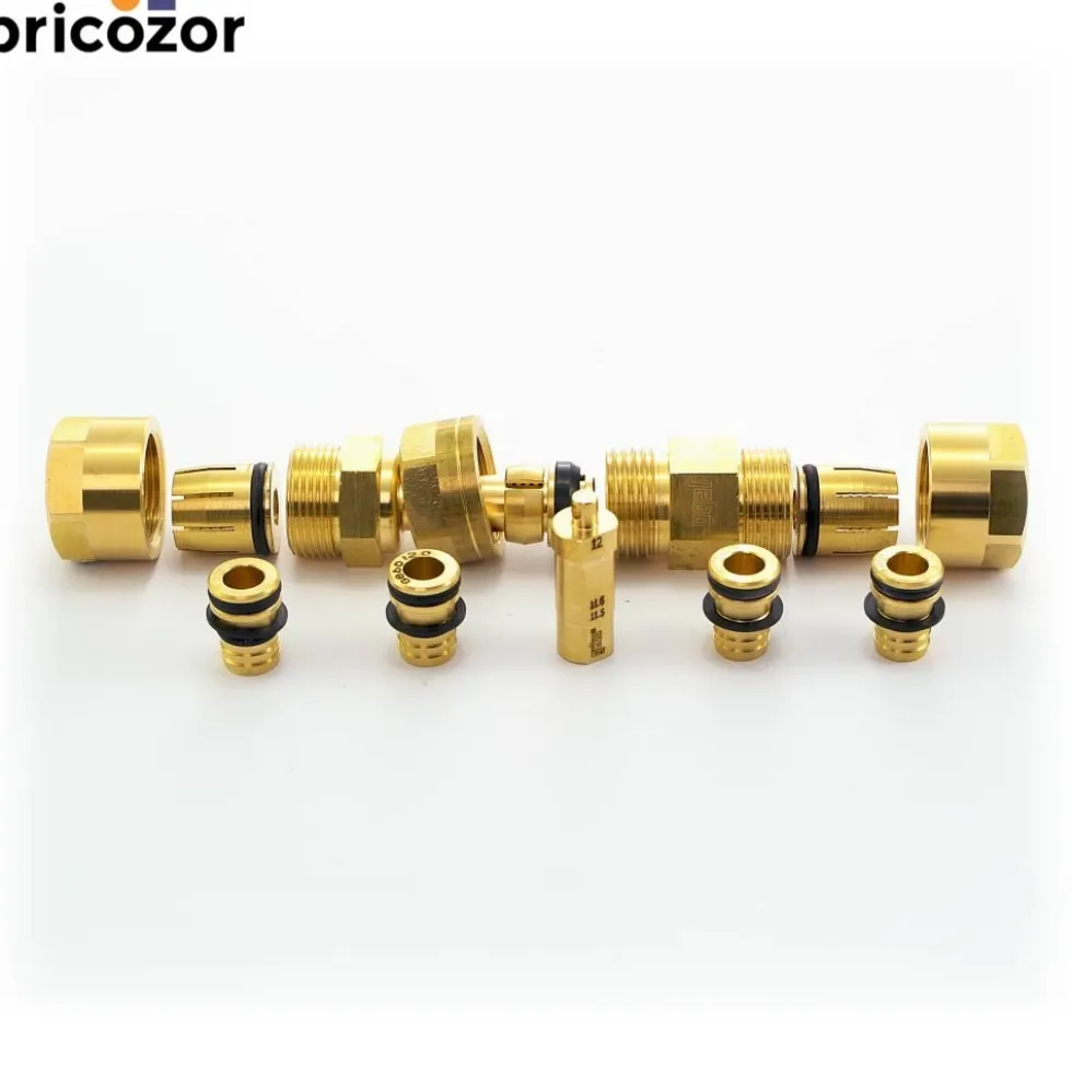Kit raccord à compression 16 x 16 mm avec longueur ajustable - MultiGebo GEBO