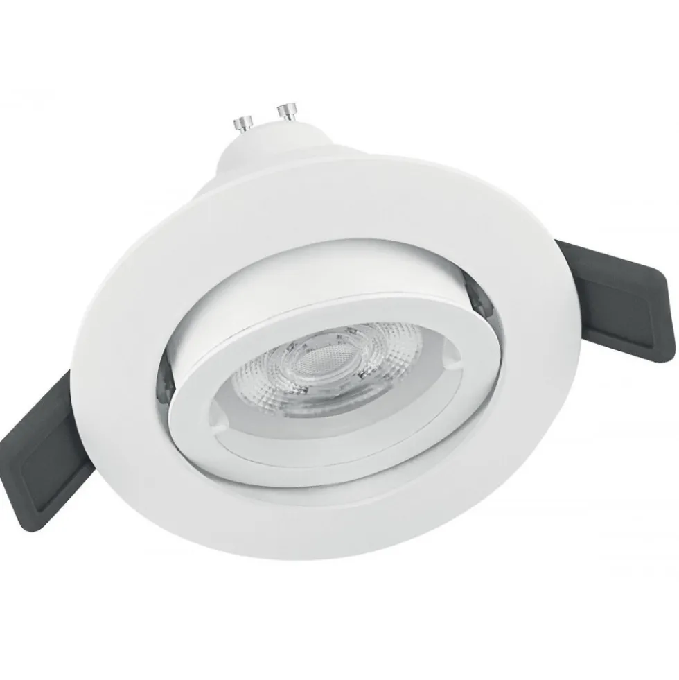 Kit spot LED GU10 - 8,3 W - orientable et dimmable - Recess Ledvance