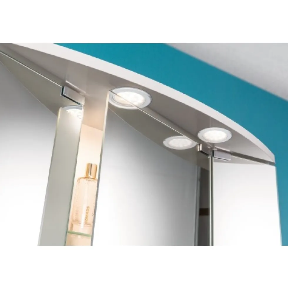Kit 2 spots encastrés LED - 2,5 W - pour meubles PAULMANN