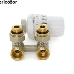 Kit thermostatique avec tête RA et raccord en H type RLV-KB - React™ DANFOSS