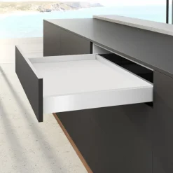 Kit tiroir simple sous four - hauteur 77 mm - AvanTech YOU - blanc HETTICH