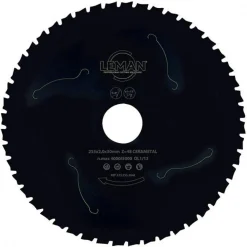 Lame de scie circulaire céramique et métal - 305 x 30 mm - 56 dents LEMAN