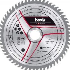 Lame de scie 216 x 30 x 2,4 mm - 60 dents - KWB EINHELL