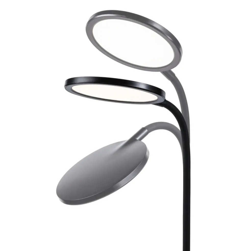 Lampe de bureau LED 15W 4000K 1200 lm Gradable - Noir mat - Mejan PAULMANN